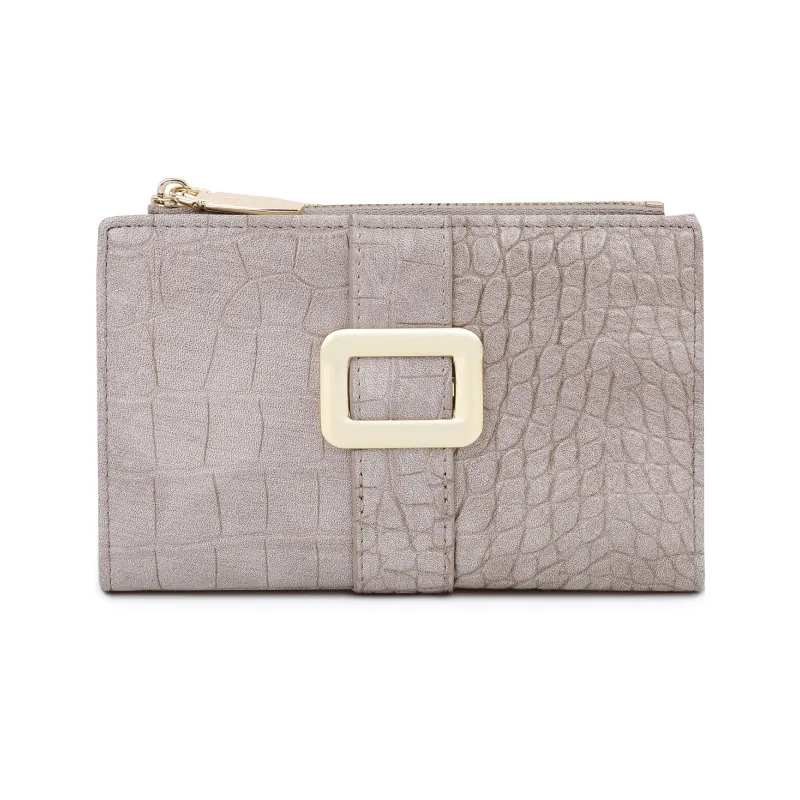 Étui pour carte d'identité en cuir personnalisé, portefeuille à deux volets